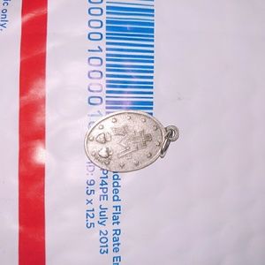 Vintage Silver Mary Maraculous Medal